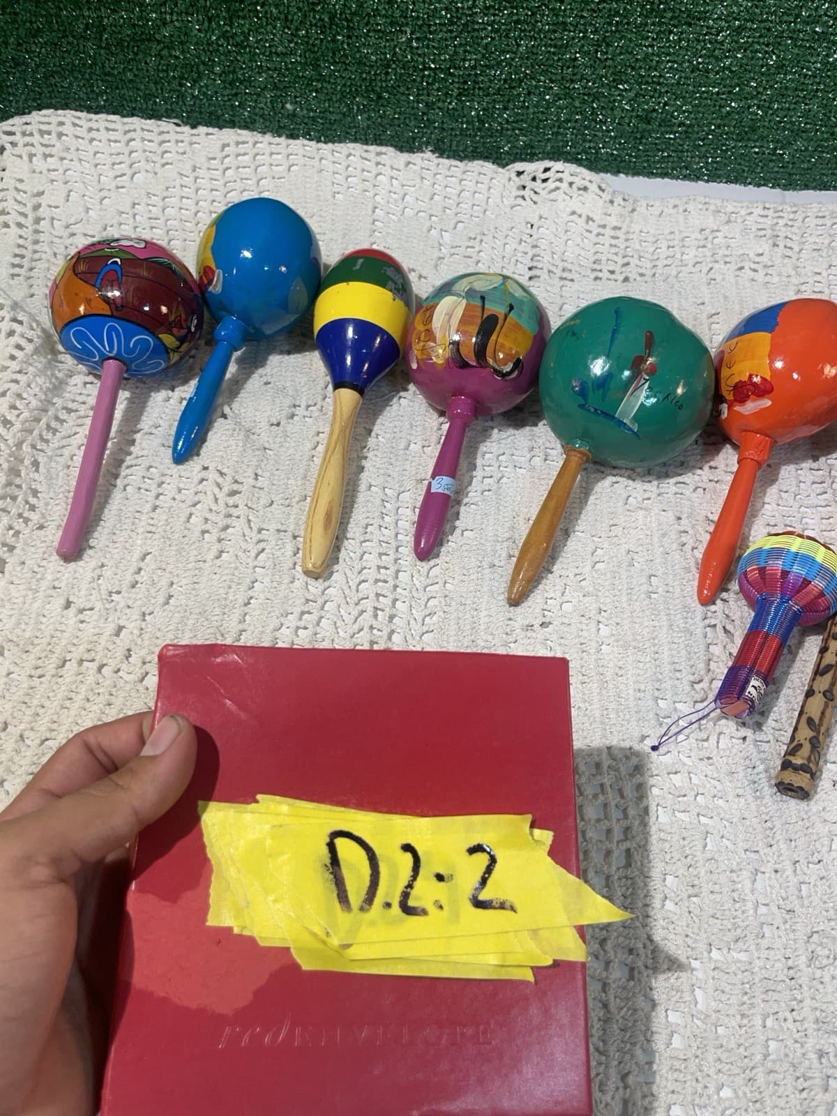 Lot Of 7 Vintage Maracas See Pictures Details/Wear 3