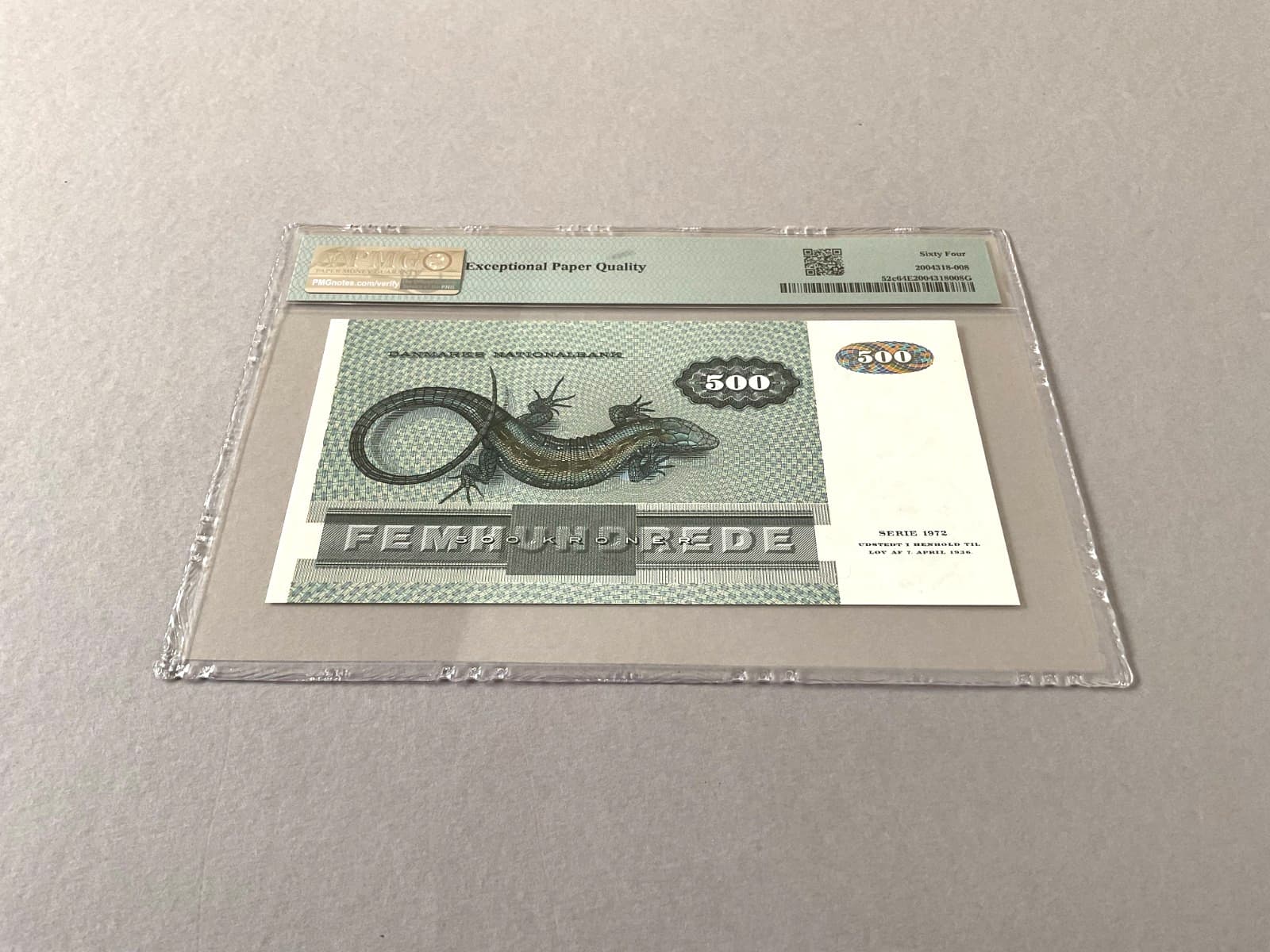 Denmark 500 Kroner P-52c 1980  PMG 64 EPQ 4