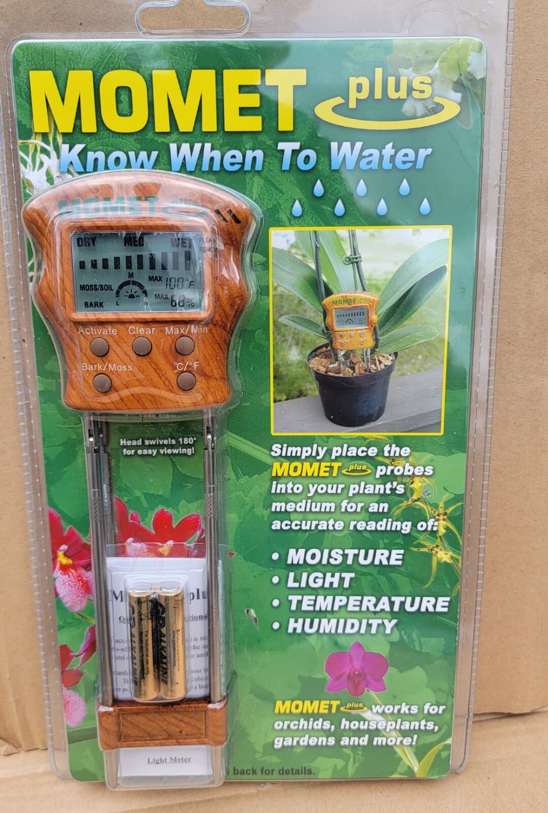 MOMET Plus - Moisture Meter plus Temperature & Humidity Gauge