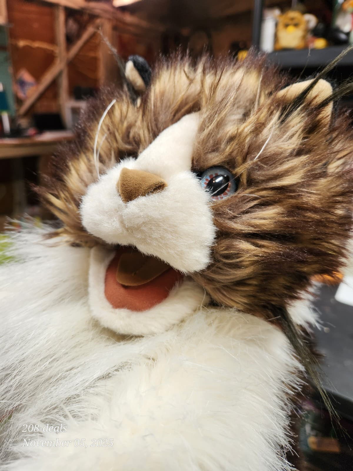 Large 25 inch Folkmanis Cat Hand Puppet Life Size 6