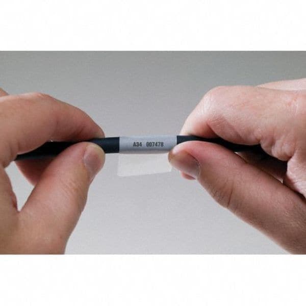 Brady Tht-67-427-1.5 Thermal Transfer Label, White/Translucent, Labels/Roll: 2