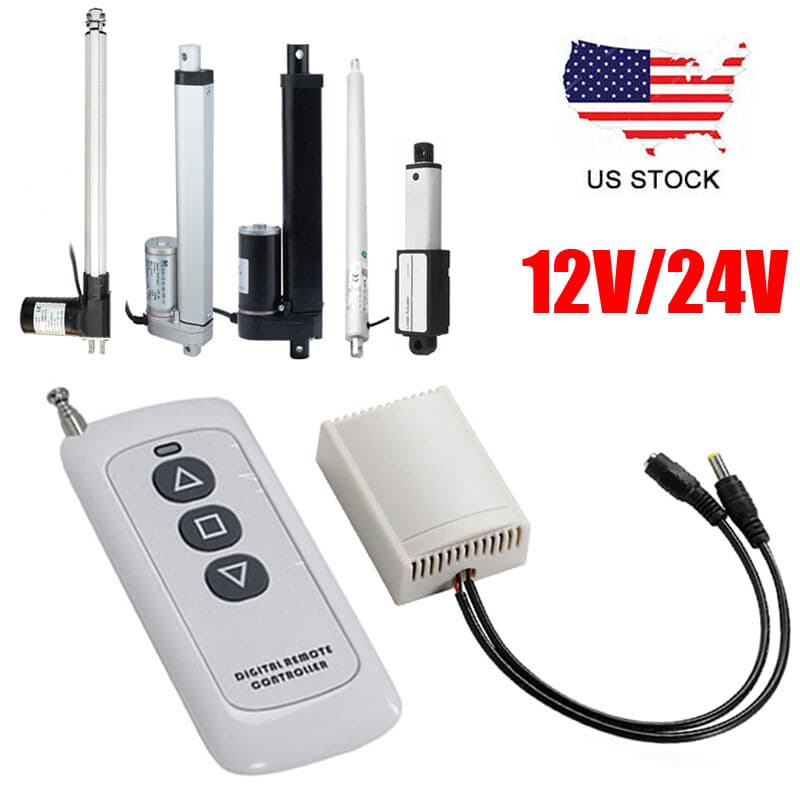 12V 24V Motor Linear Actuator Wireless Remote Controller Forward Reverse Control 2