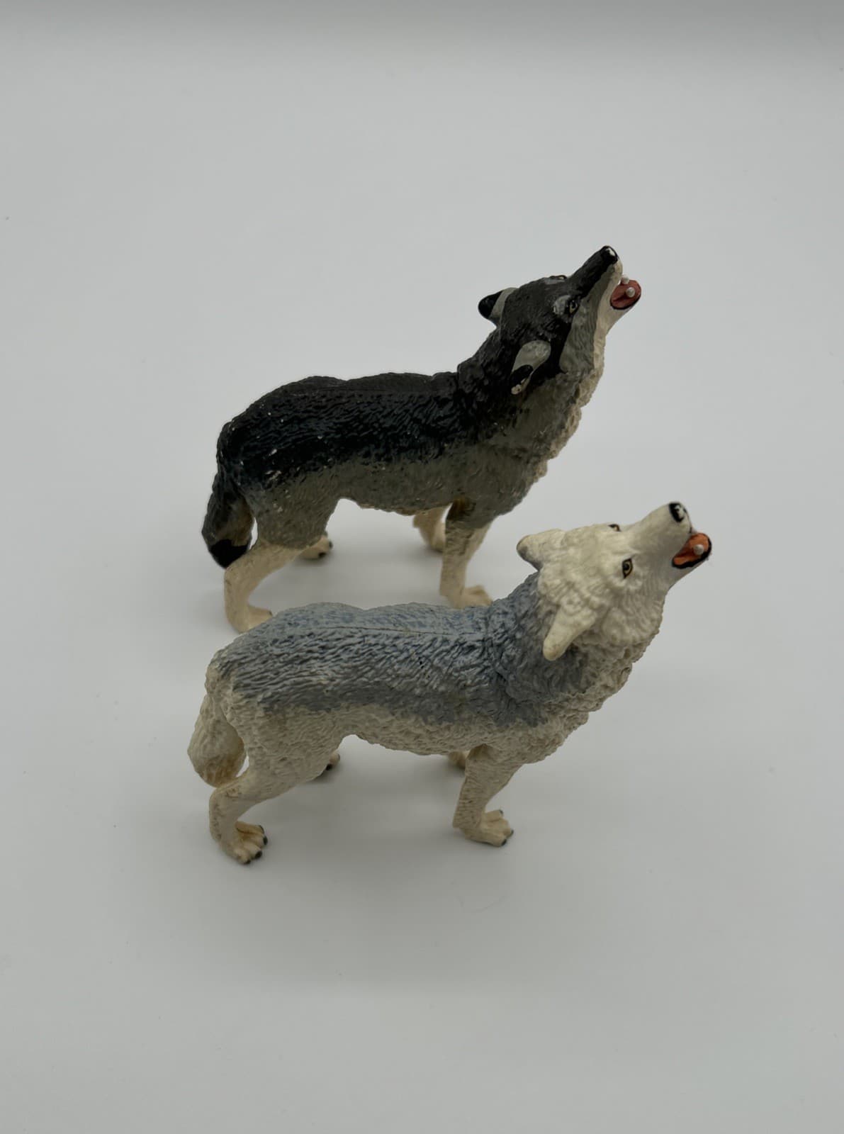 VTG Safari Ltd. Vanishing Timber Wolves Wildlife Animal Figures/5 1990 Adult Pup 5