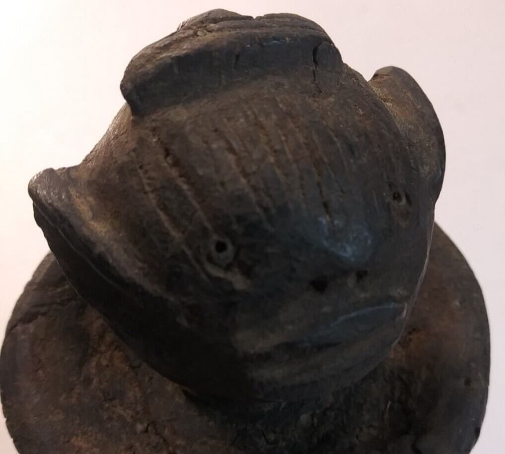 Antique African Carved Wood Figure. Storage Auction Find. 5