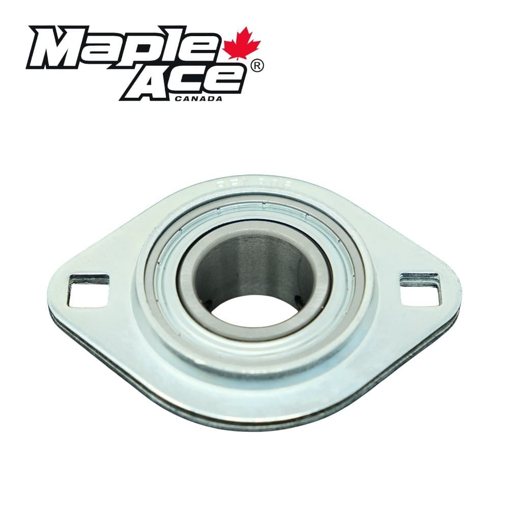 SAPFL205 Pressed Steel Housing Oval Flanged 2-Bolt with Insert Bearing 25mm 4