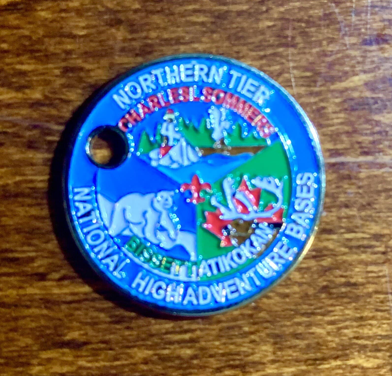 Scouting High Adventure 4-Pathtag Set: Philmont, SeaBase, Northern Tier, SBR 4