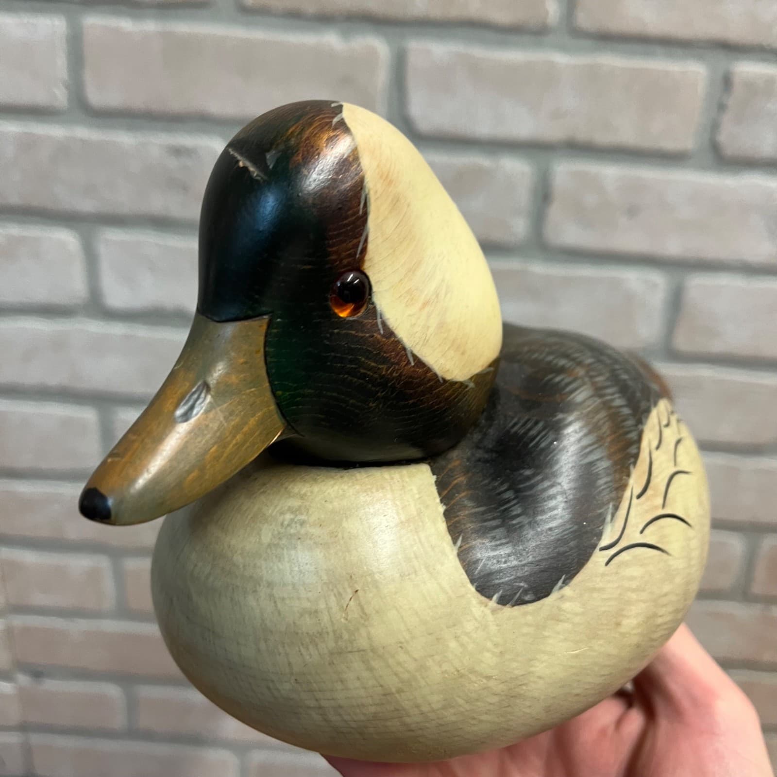 1988-89 Ducks Unlimited Robert Capriola Lac La Croix Bufflehead Duck Decoy 2