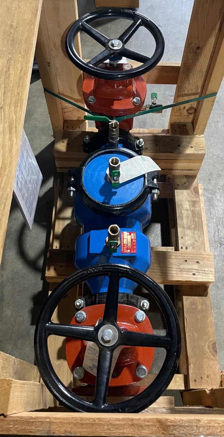 NEW 3" 375A Zurn Wilkins Reduced Pressure Backflow Preventer Stem Shut Off Valve 5