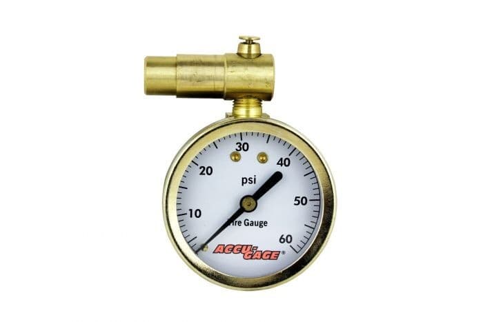 ACCU-GAGE® by Milton® Presta Valve Bike Tire Pressure Gauge with Bleeder Valve