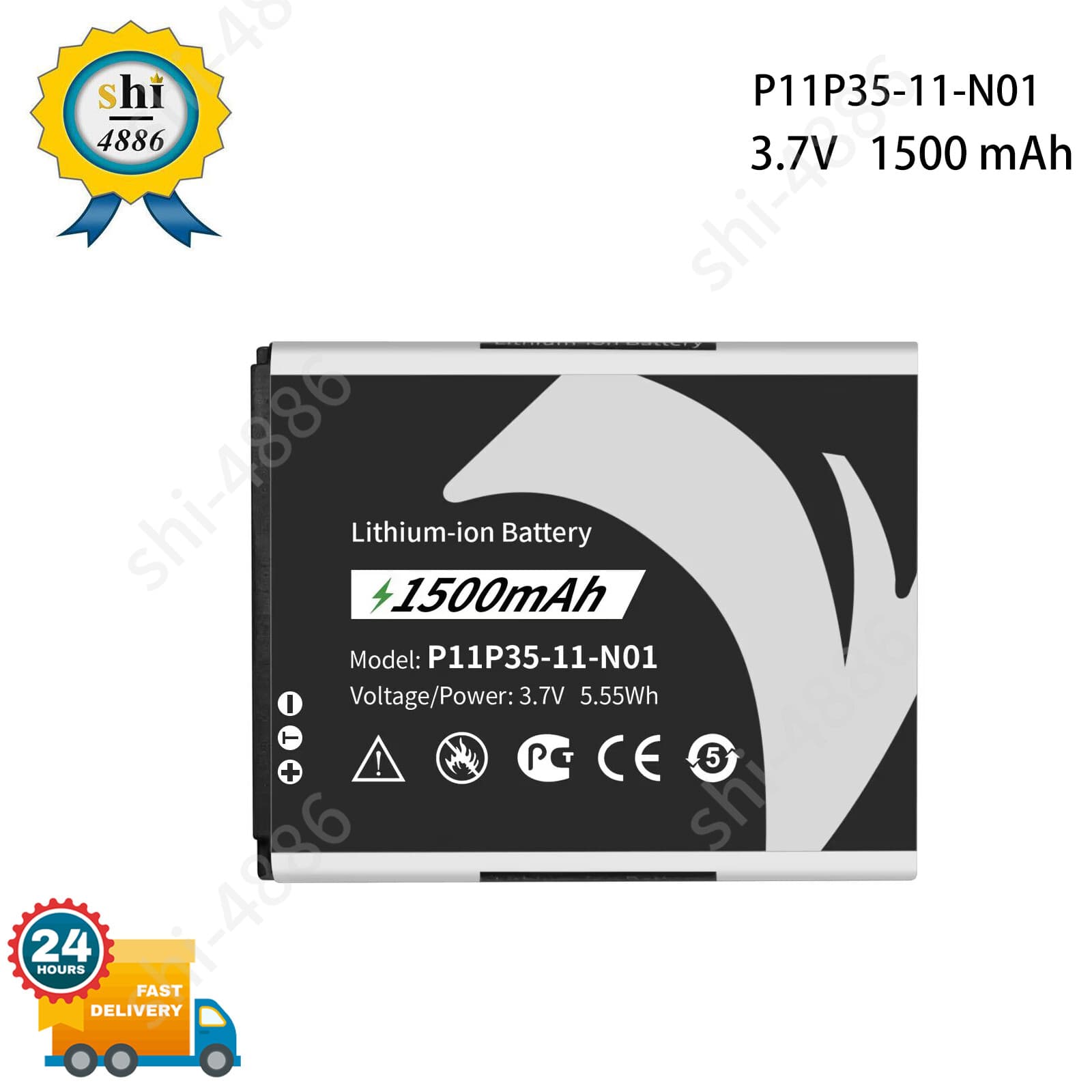 Rechargeable Li-ion Battery For Texas Instruments TI-84 CE 3.7L12005SPA 1500mAh 