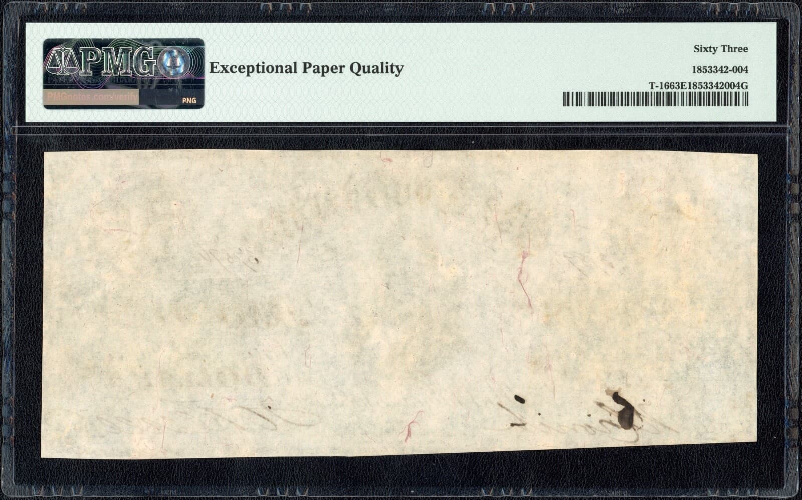 1861 T-16 $50 Fifty Dollar Confederate States of America Note PMG CU 63 EPQ 2