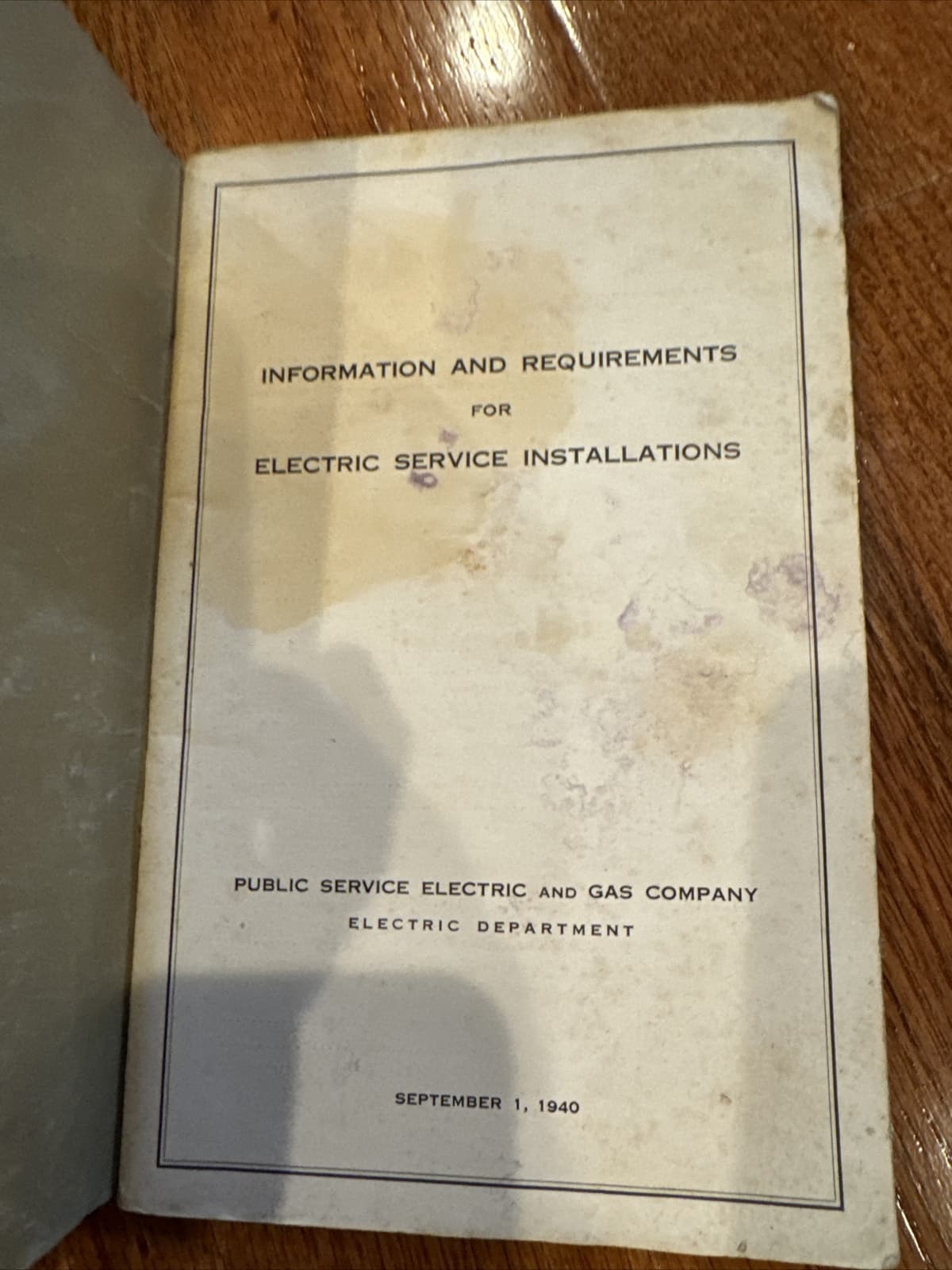 Vintage 1940 New Jersey NJ Public Service Booklet - Electric Ephemera 3