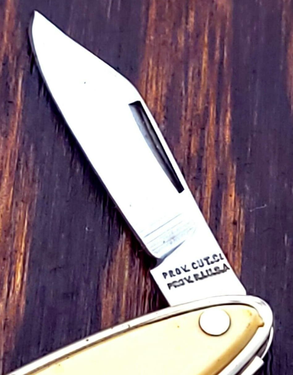 Vintage Prov Cut Co Mini Folding Keychain Knife Made in Usa 5