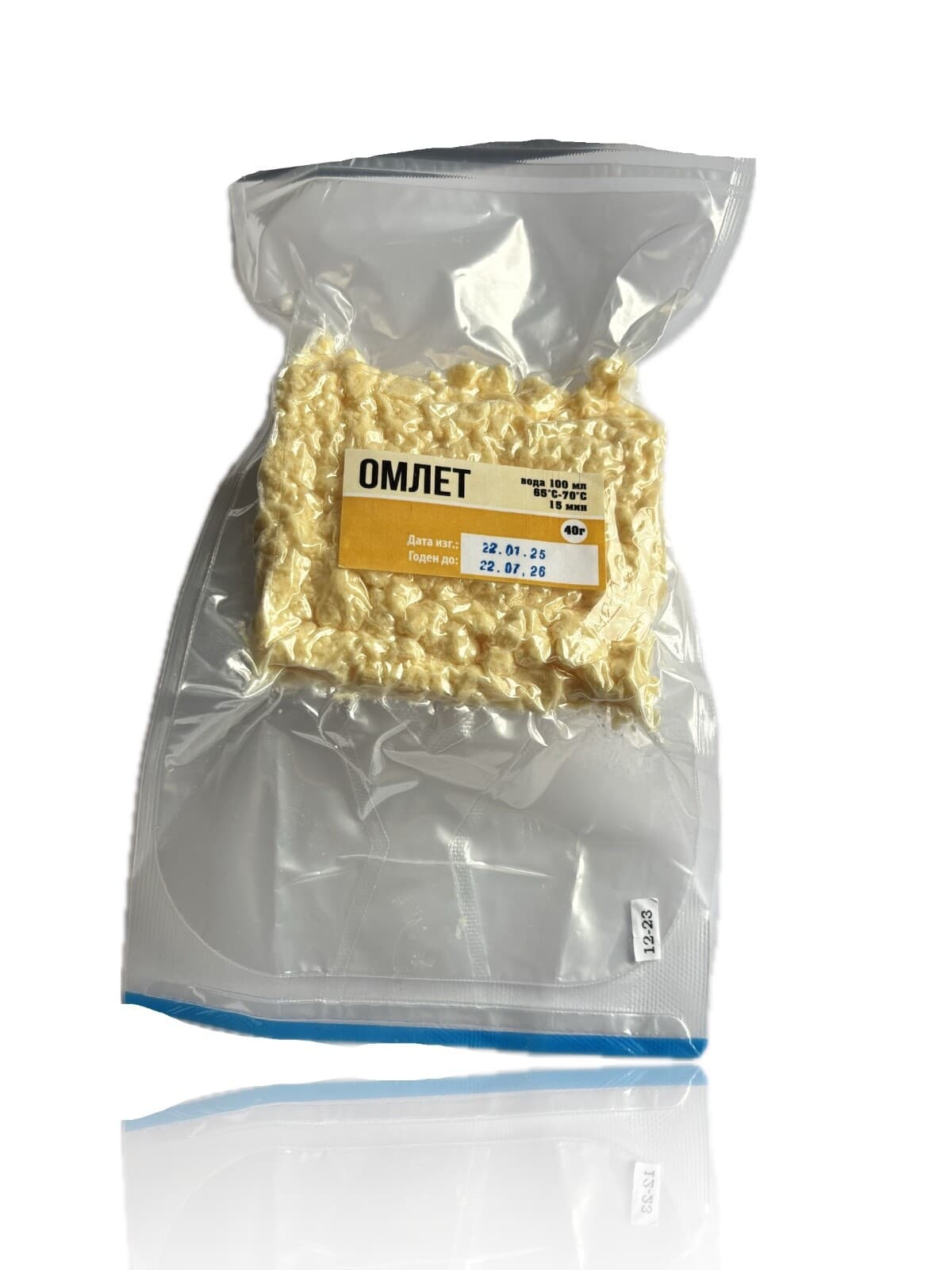 Authentic Astronaut Cosmonaut Space Food  Freeze-dried Original Omelette Eggs