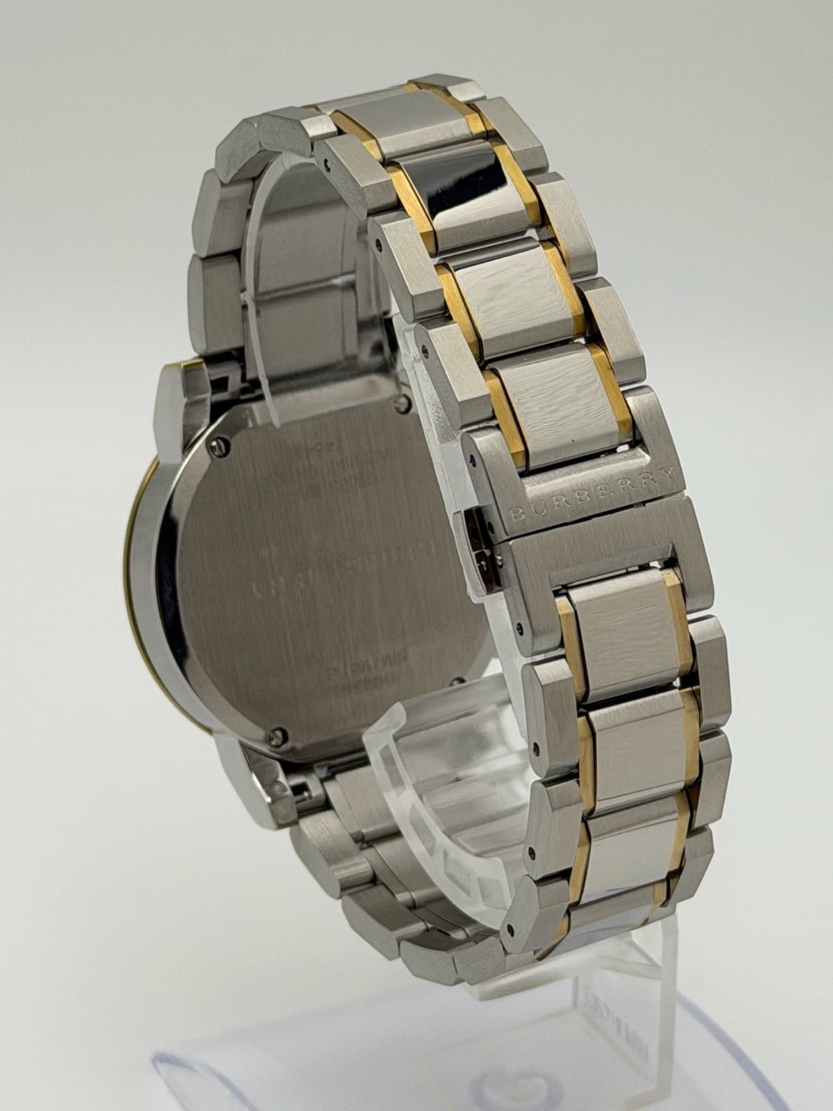 BURBERRY BU9751 THE CITY Chronograph Two-Tone Gold 38mm Unisex Watch 4