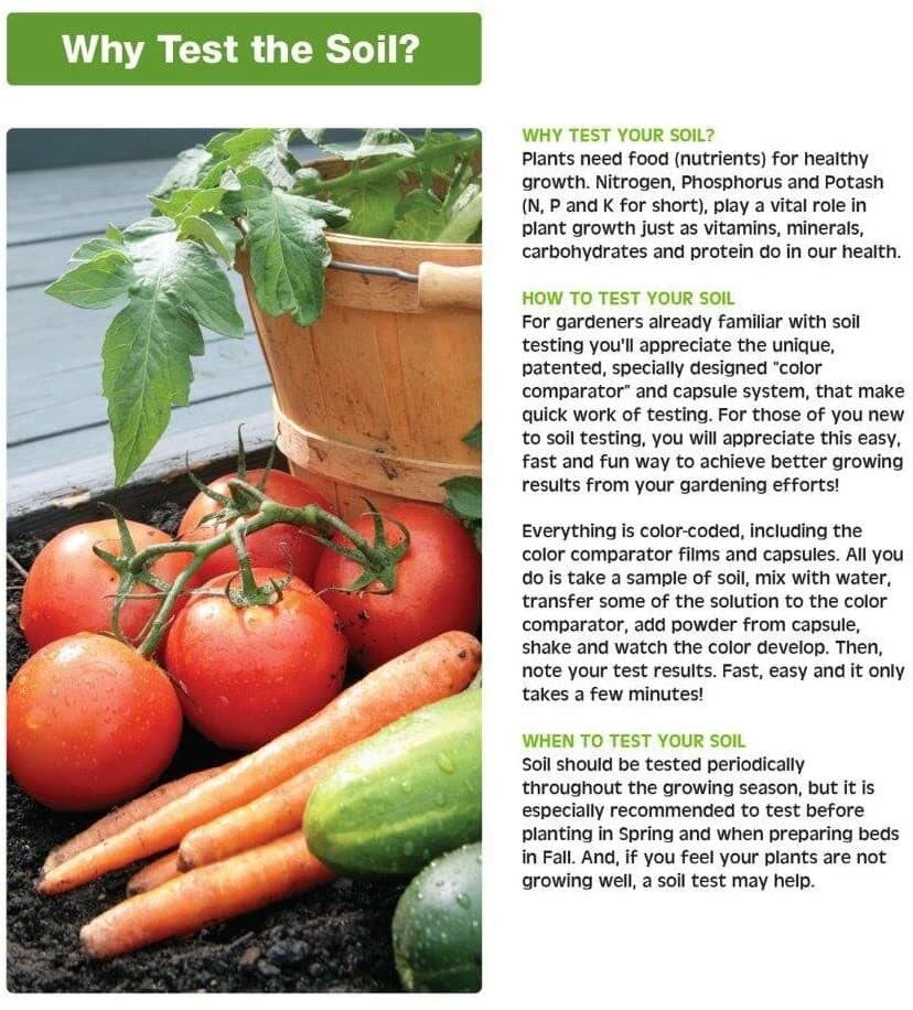 RAPITEST 1601 SOIL TEST KIT LAWN FLOWER PLANT TEST GARDEN TESTER pH NPK  3