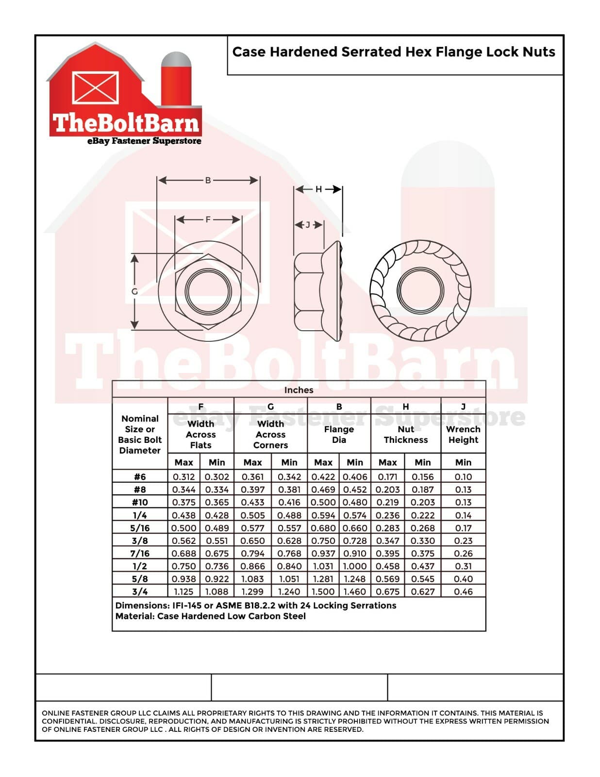 3/8"-16 Case Hardened Serrated Flange Whiz Lock Nuts Zinc Coarse (Pick Quantity) 2
