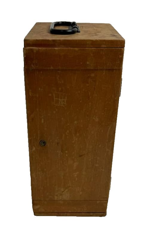 Antique Bausch & Lomb Optical Co. Microscope w/ Wooden Box no Key - Sold As Is 5