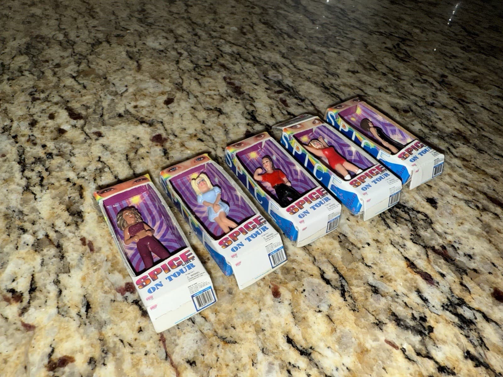 Spice Girls On Tour Mini Dolls Full Set Of 5 2