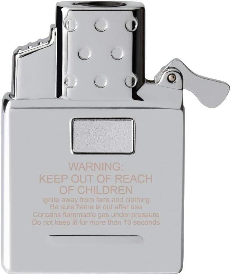 Zippo 65826 Butane Lighter Insert - Single Torch, Chrome 3