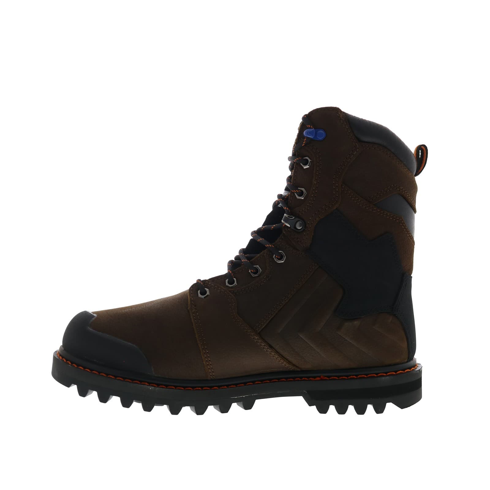 Hoss Bronc 8 Inch Soft Toe 80446 Mens Brown Wide Work & Safety Boots 5