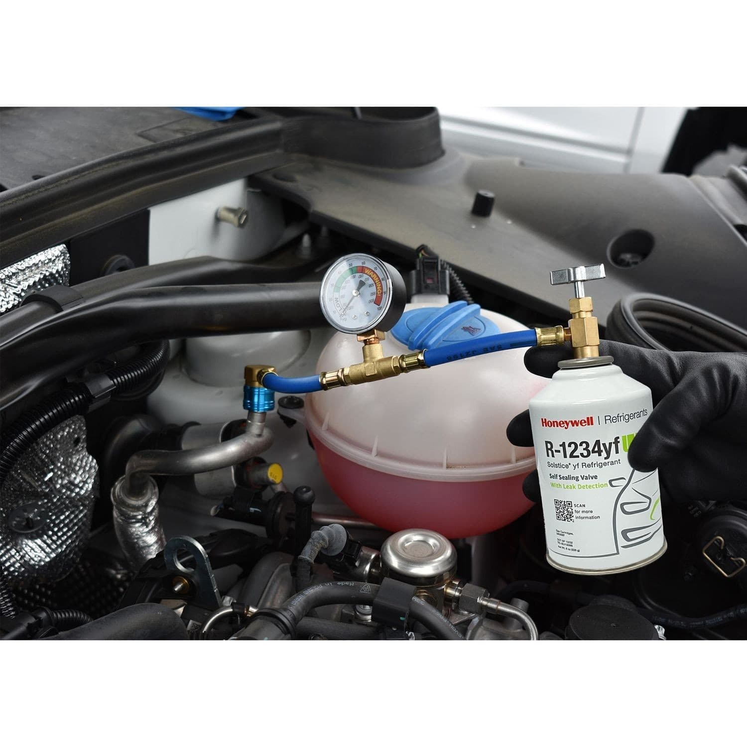 Honeywell R-1234yf UV Refrigerant Self-Sealing Valve w/Leak Detection, 8 oz. 5