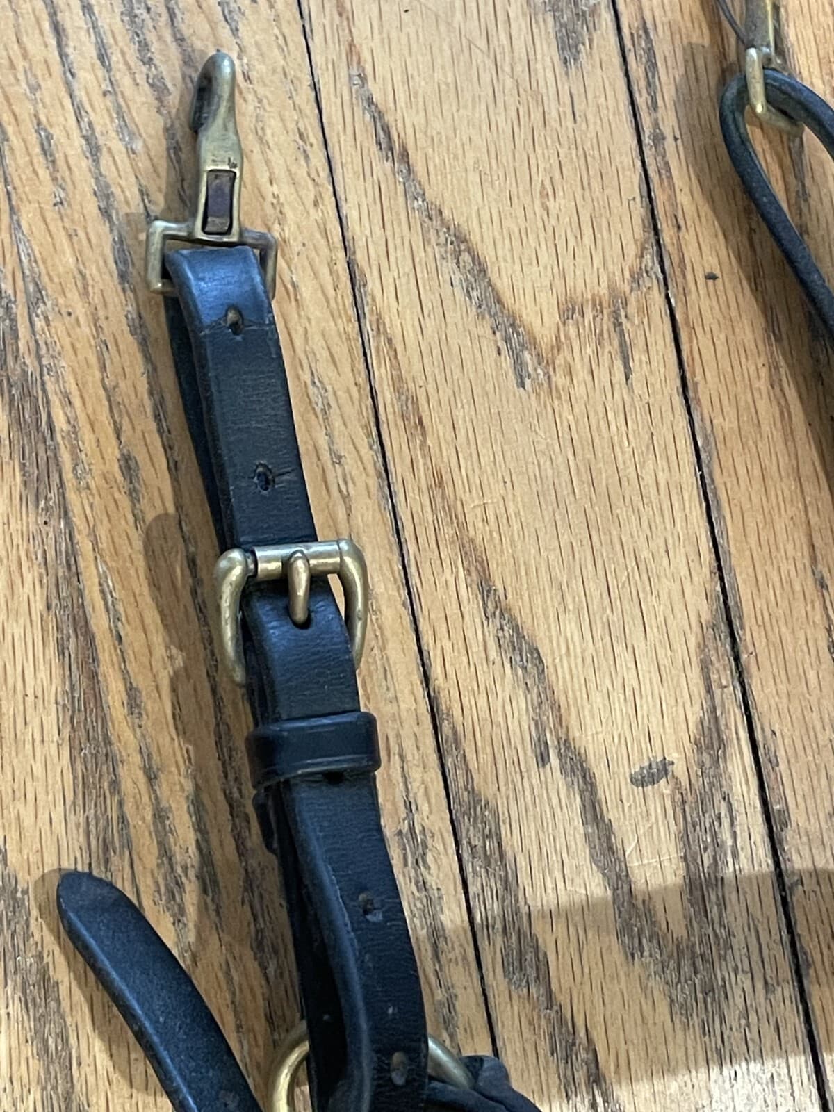 Nunn Finer Hunting Breastplate, Brown, Brass Hardware, Horse (Used) 5