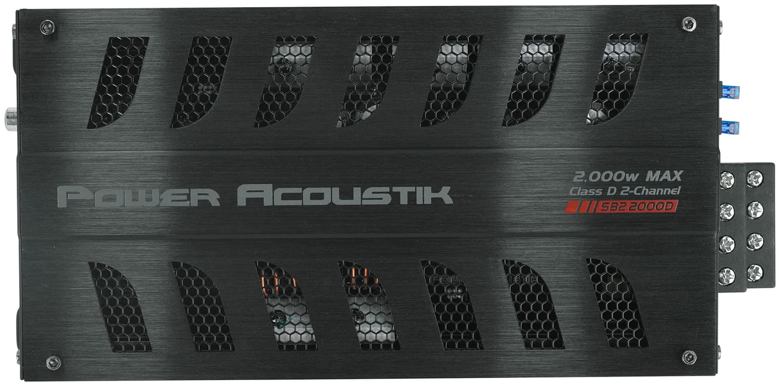 Power Acoustik SB2.2000D 2000 Watt 2-Channel Amplifier Class D Amp SB2-2000D 3