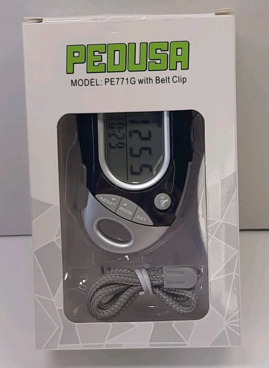 PedUSA PE771G TriAxis Activity Monitor Pedometer Steps Distance Calories Memory
