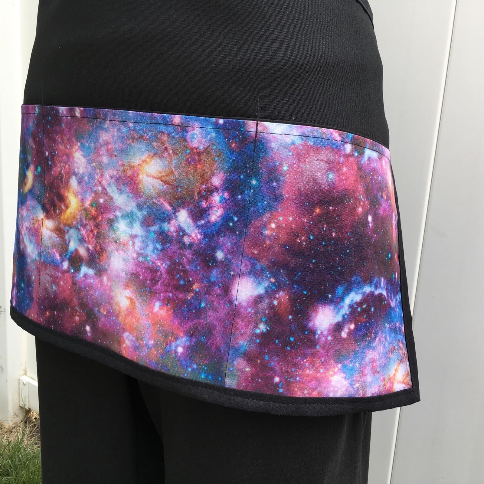 BLACK Space Galaxy 3 Pockets WAITRESS WAIST APRON RESTAURANT SERVER Classyaprons 4