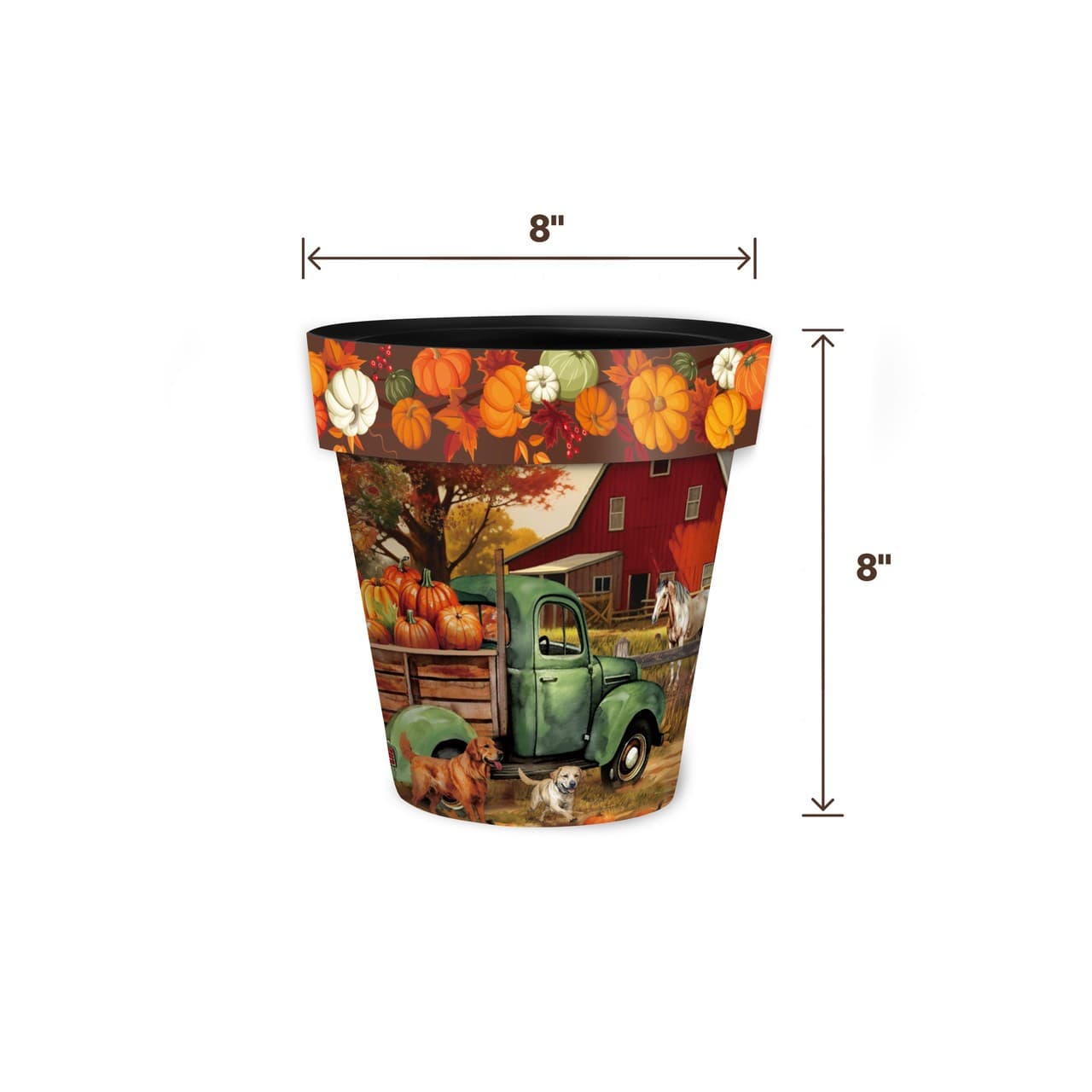 Briarwood Lane Autumn Farm Small Planter 2