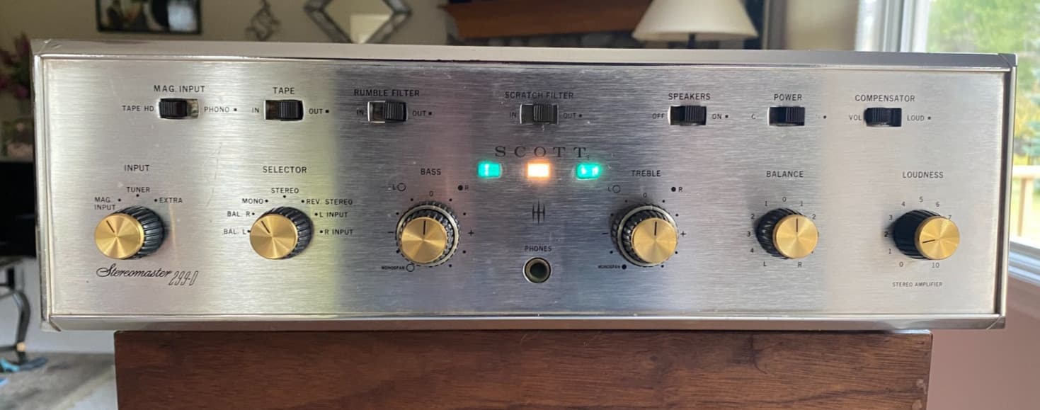 HH Scott Stereomaster 299-D Integrated Amplifier - Excellent Working Condition