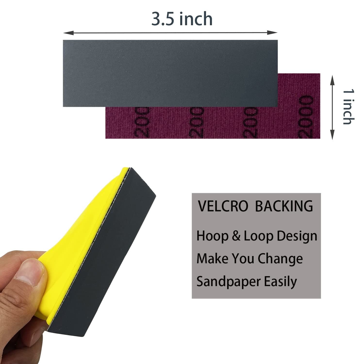 Micro Detail Sander Paper Kit 70PCS Wet Dry Sandpaper-Grit 400 600 800 1000...  6