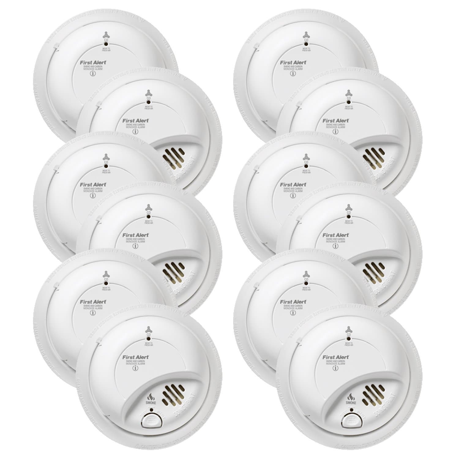 First Alert SC9120B Combination Carbon Monoxide & Smoke Alarm AC Power Authentic 5