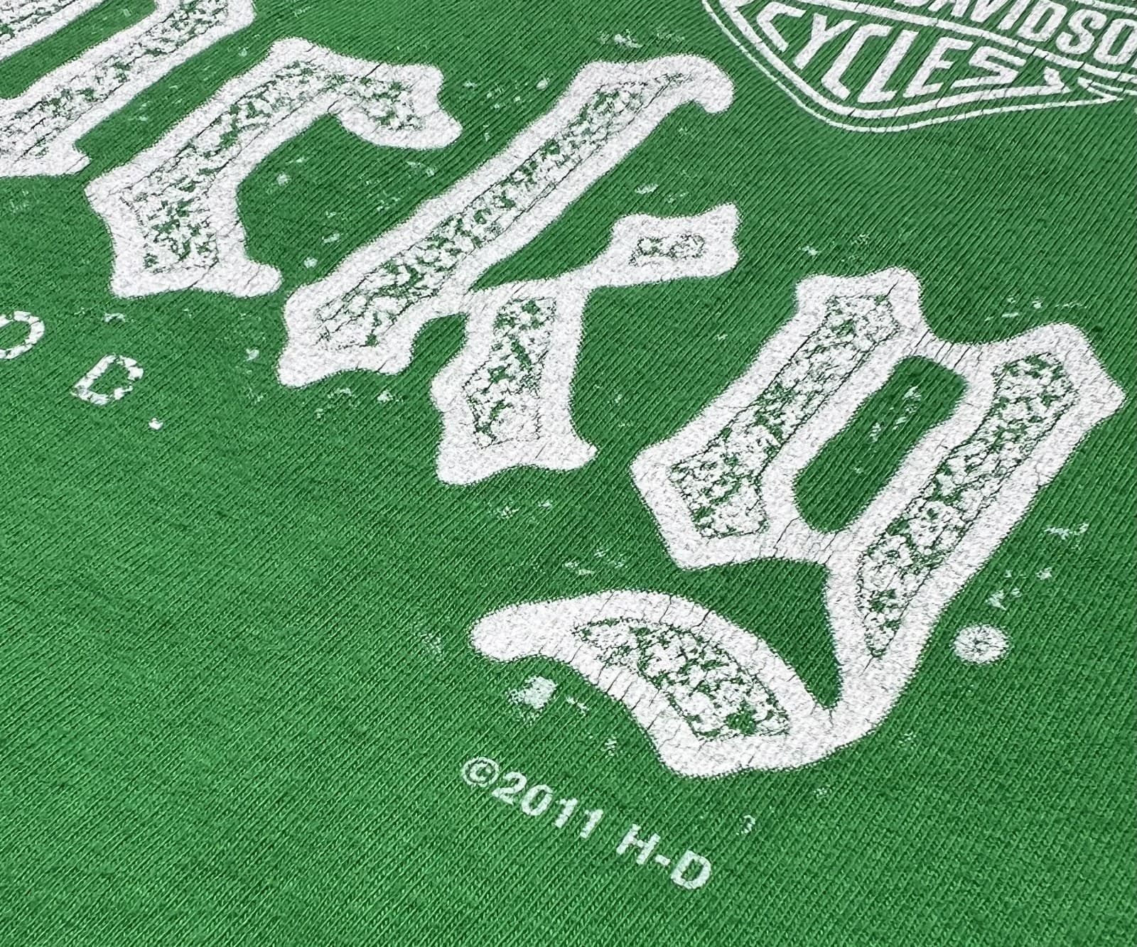 2011 Harley Davidson Quantico, Virginia Tee Green XL 3