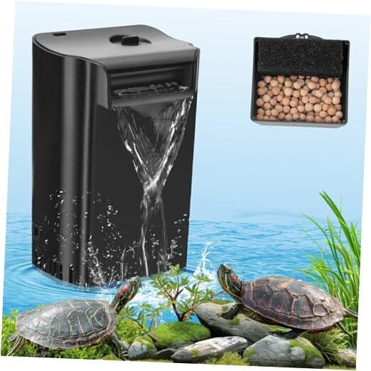 Turtle Tank Filter Internal Power Aquarium Filter Low Water Level 