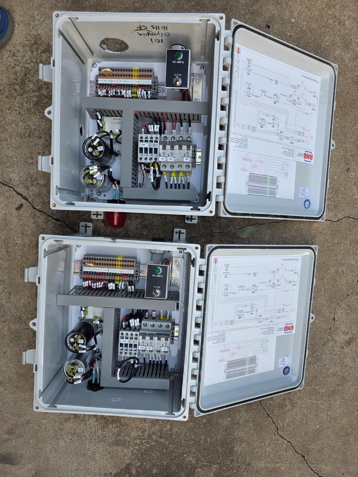 RNB S10020 Simplex Pump Control Panel 115/230V 0–20A NEMA 4X New