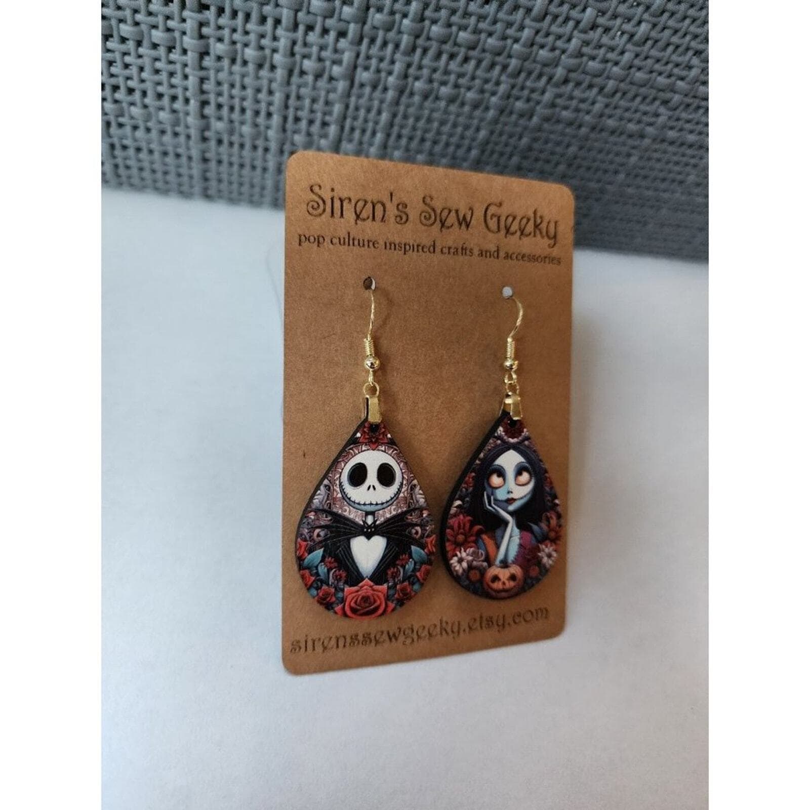 Jack and Sally Nightmare Before Christmas Earrings 3