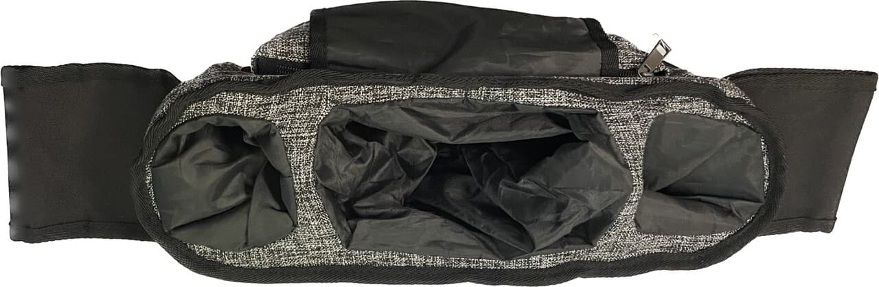 Agibaby Stroller Organizer with Cup Holders Baby Diaper Bag/ Caddy Straps 3