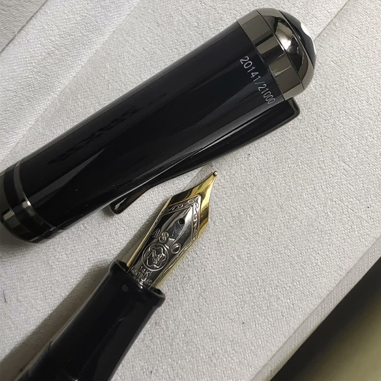 Perfect Proust Piston Inking Series Black Color Fountain Pen 6