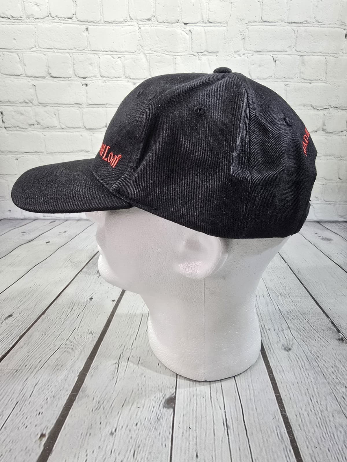 2012 Meat Loaf Concert Mad Mad World Tour Hat Cap Black Adjustable Rock Band NEW 2