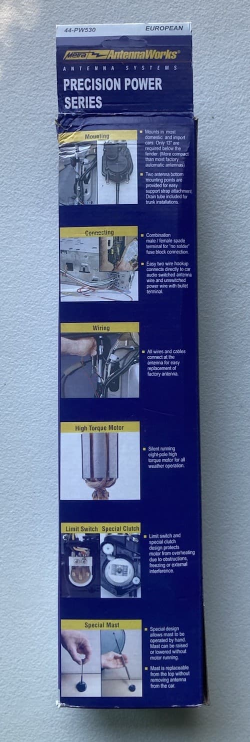 Metra 44-PW530 Universal Fully Automatic Power Antenna - NEW IN BOX 3