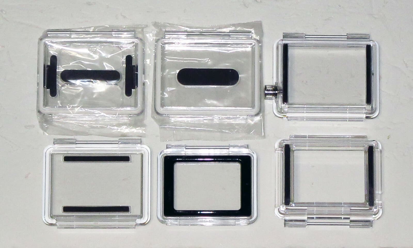 Genuine GoPro Backdoor Lot (5 Large + 1 Smaller) -- Most Unused -- FREE Shipping