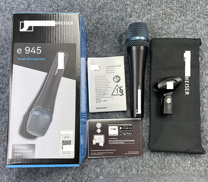 New Sennheiser Professional E 945 Dynamic Super-Cardioid Vocal Microphone Wired 2