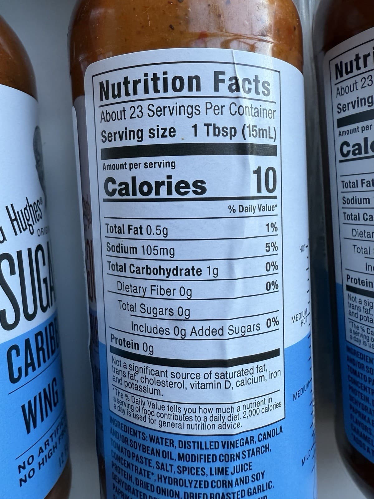 G Hughes Sugar Free Caribbean Jerk Wing Sauce (3 Pack) 12 oz bottles 4