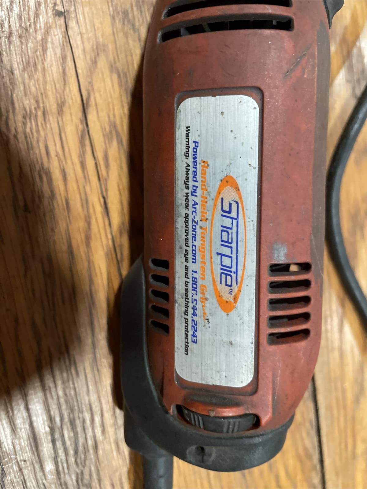 Sharpie Hand-Held Tungsten Grinder Power By Arc-Zone,Type 2. Missing Head 3