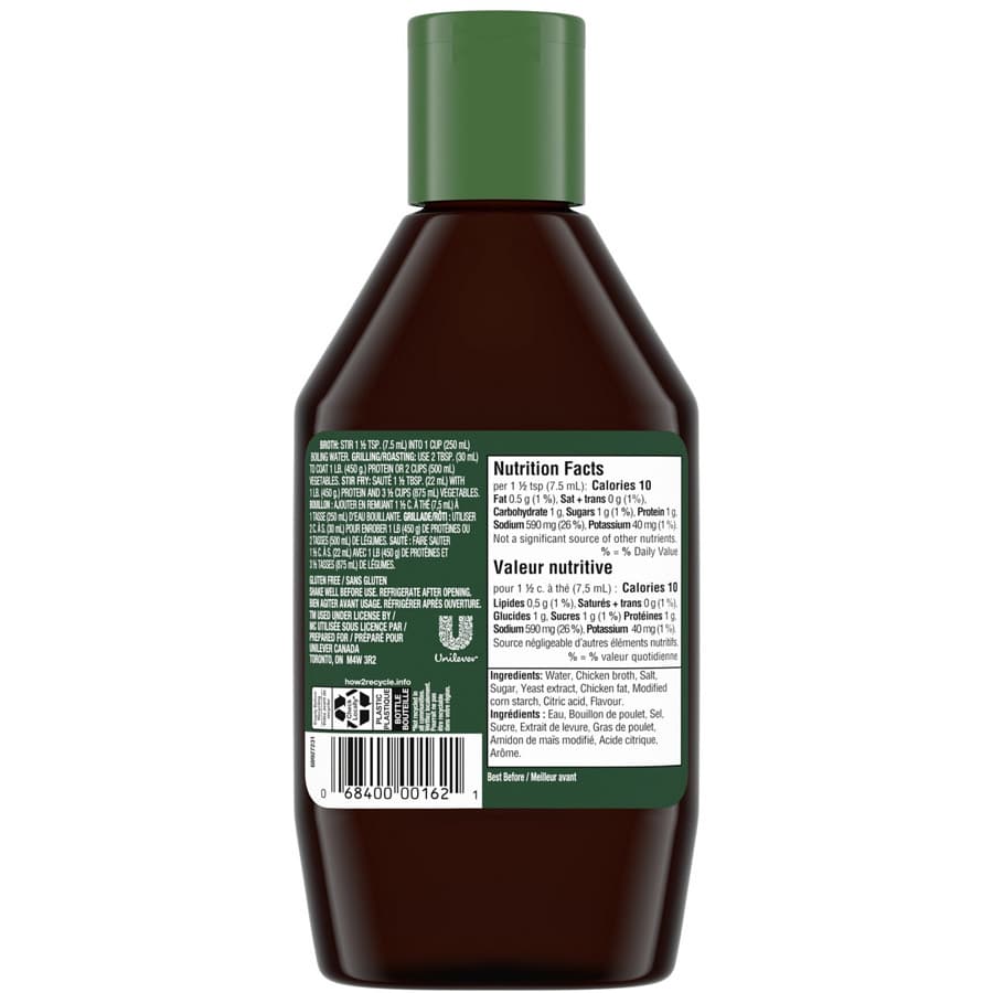 2 Bottles of Knorr Concentrated Bouillon Chicken Flavor 250ml Each 2