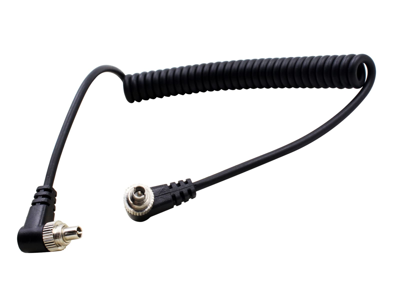 Male to Male Flash PC Sync Cable with Screw Lock for Canon EOS 7D 5D II 1D