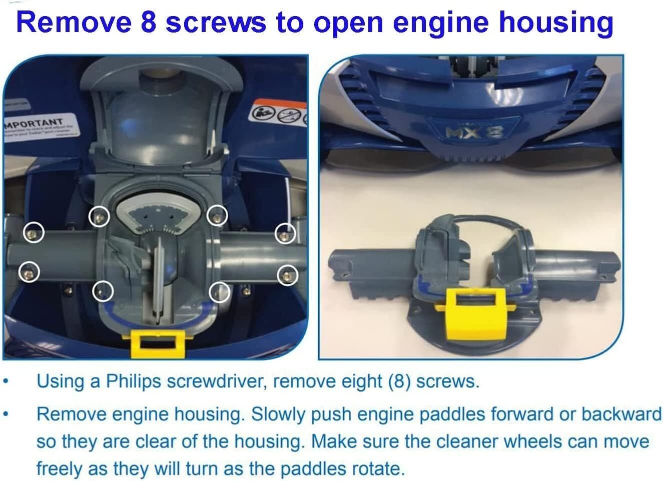 Pool Drive Shaft R0525100 & Engine Bearing R0527000 For MX6 MX8 MX6EL MX8EL 6