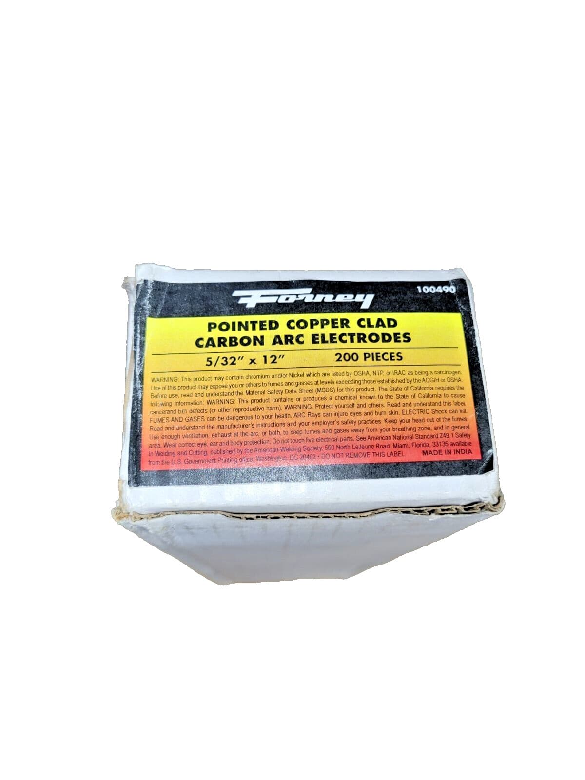 5/32" x 12 AIR CARBON ARC GOUGING RODS DC COPPERCLAD ELECTRODE 200pc FOR100490